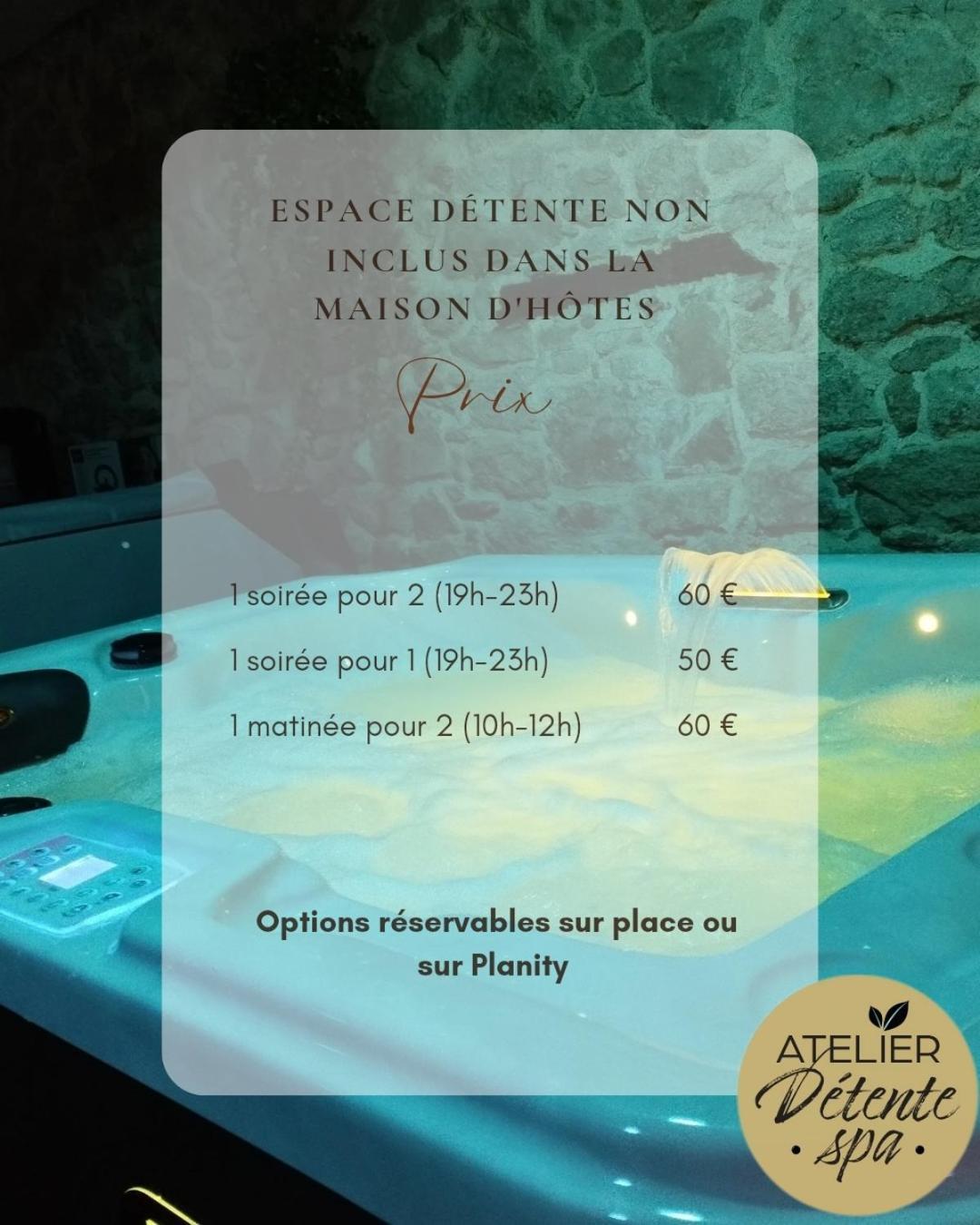L'Atelier Detente Et Spa Caudrot Exteriör bild